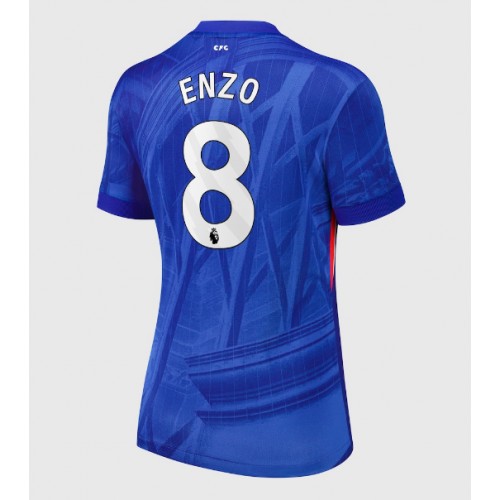 Stroje piłkarskie Chelsea Enzo Fernandez #8 Koszulka Podstawowej dla damskie 2025-26 Krótki Rękaw